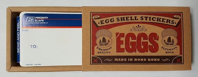 Egg Shell Graffiti Stickers - Priority Slaps (80 Pack)